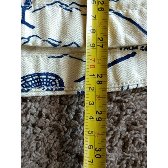 Urban Outfitters BDG Shirt Jacket Men's Small Graphic Print Yellow Denim Pockets - Picture 9 of 9